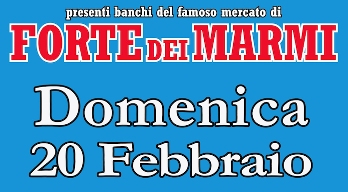 Mercato Forte dei Marmi 20 Febbraio